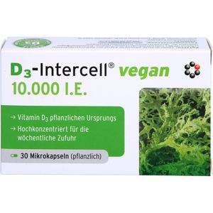 D3-Intercell vegan 10.000 I.E. Kapseln 30 St