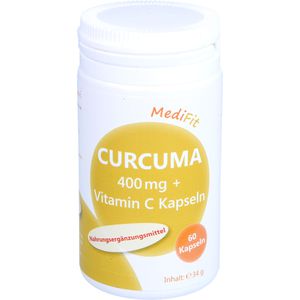 Curcuma 400 mg+Vitamin C Kapseln MediFit 60 St