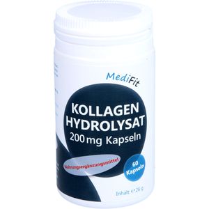Kollagen Hydrolysat 200 mg Kapseln MediFit 60 St
