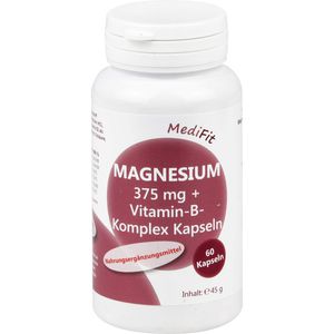 Magnesium 375 mg+Vitamin B Komplex Kapseln 60 St