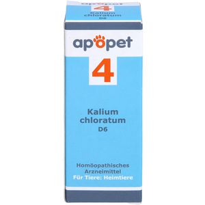 APOPET Schüßler-Salz Nr.4 Kalium chlor.D 6 vet.