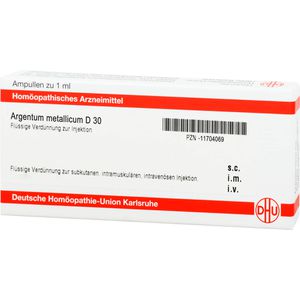 Argentum Metallicum D 30 Ampullen 8 ml
