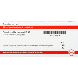 CAUSTICUM HAHNEMANNI D 30 Ampullen