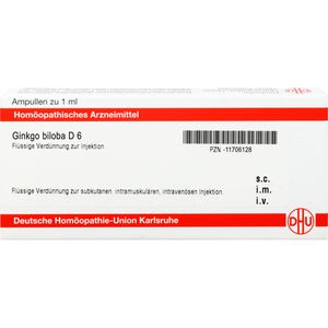 GINKGO BILOBA D 6 Ampullen