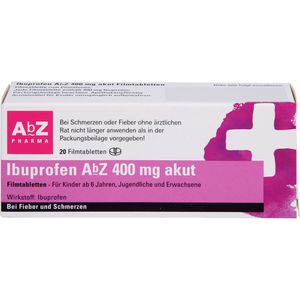 IBUPROFEN AbZ 400 mg akut Filmtabletten