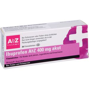 IBUPROFEN AbZ 400 mg akut Filmtabletten