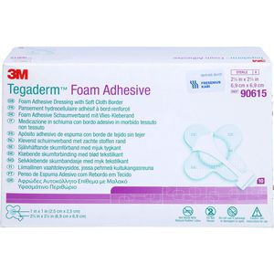 TEGADERM Foam Adhesive FK 6,9x6,9 cm kreuzf.90615