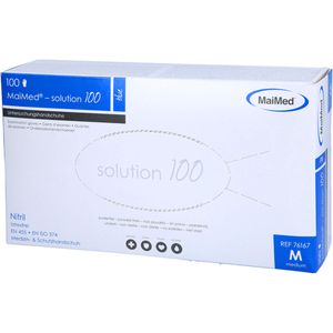 MAIMED-solution100 blue U-Hands.Nitril unst.pf M