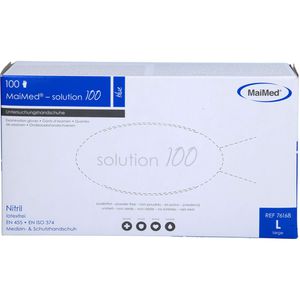 MAIMED-solution100 blue U-Hands.Nitril unst.pf L