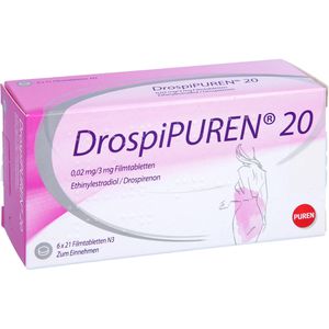 DROSPIPUREN 20 0,02 mg/3 mg Filmtabletten