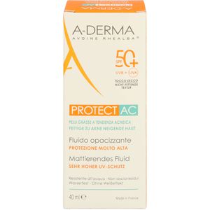 A-DERMA PROTECT AC SPF 50+ mattierendes Fluid