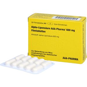 ALPHA LIPONSÄURE AAA- Pharma 600 mg Filmtabletten