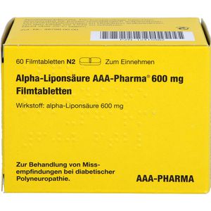 ALPHA LIPONSÄURE AAA- Pharma 600 mg Filmtabletten