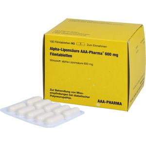 ALPHA LIPONSÄURE AAA- Pharma 600 mg Filmtabletten