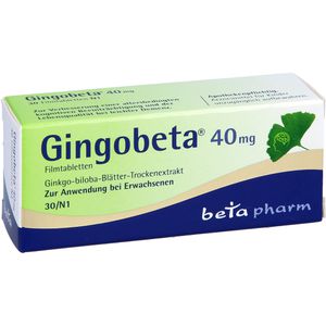 GINGOBETA 40 mg Filmtabletten