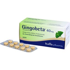 GINGOBETA 40 mg Filmtabletten