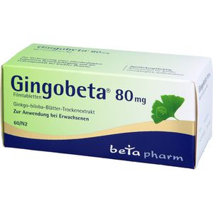 GINGOBETA 80 mg Filmtabletten