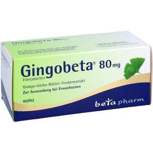 GINGOBETA 80 mg Filmtabletten