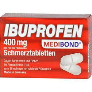 IBUPROFEN 400 mg Medibond Schmerztabletten
