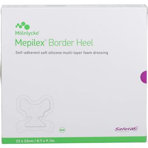MEPILEX Border Heel Fersenverb.haft.22x23 cm ster.