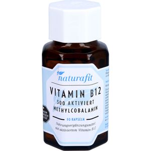 NATURAFIT Vitamin B12 500 aktiviert Kapseln