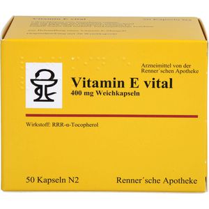 VITAMIN E VITAL 400 mg Rennersche Apotheke Weichk.