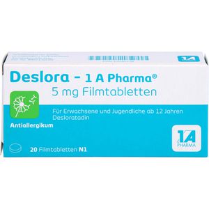 Deslora-1A Pharma 5 mg Filmtabletten 20 St