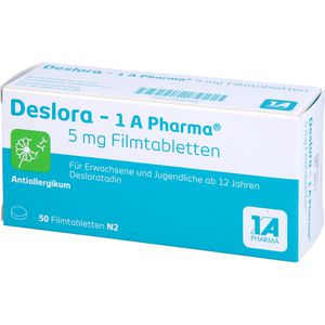 Deslora-1A Pharma 5 mg Filmtabletten 50 St