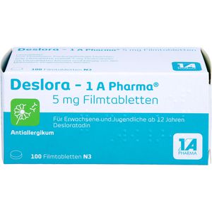 Deslora-1A Pharma 5 mg Filmtabletten 100 St 100 St