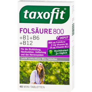 TAXOFIT Folsäure 800 Depot Tabletten