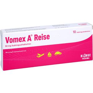 VOMEX A Reise 50 mg Sublingualtabletten