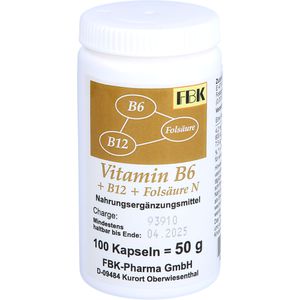 VITAMIN B6+B12+Folsäure N Kapseln