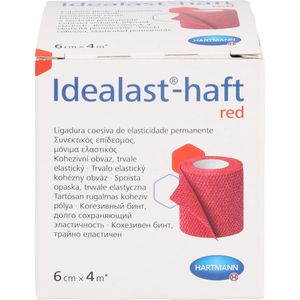 IDEALAST-haft color Binde 6 cmx4 m rot