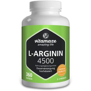 L-ARGININ HOCHDOSIERT 4.500 mg Kapseln