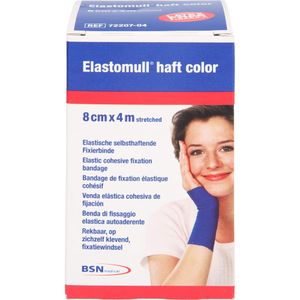 ELASTOMULL haft color 8 cmx4 m Fixierb.blau