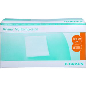 ASKINA Mullkompressen 10x20 cm steril