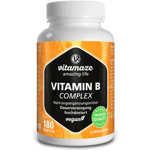 VITAMIN B COMPLEX hochdosiert vegan Tabletten