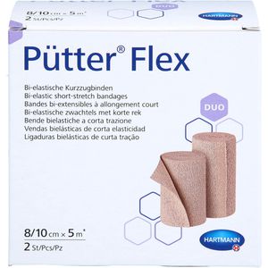 Pütter Flex Duo Binde 8/10 cmx5 m 2 St