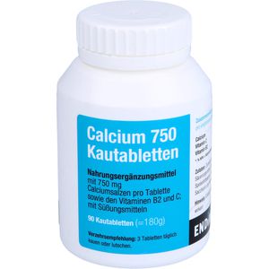 Calcium 750 Kautabletten 90 St