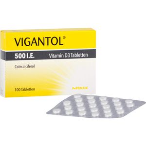 VIGANTOL 500 I.E. Vitamine D3-tabletten