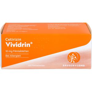 CETIRIZIN Vividrin 10 mg Filmtabletten - Effektive Linderung bei Allergiesymptomen