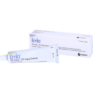 EMLA 25 mg/g + 25 mg/g Creme