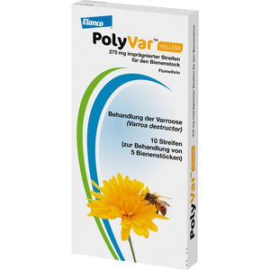 POLYVAR Yellow 275 mg impräg.Str.f.d.Bienenstock