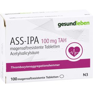 ASS-IPA 100 mg TAH magensaftresistente Tabletten