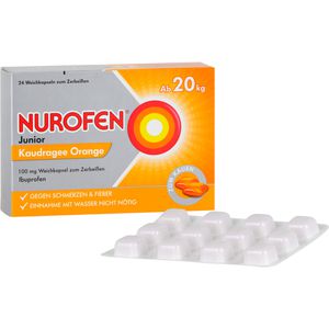 NUROFEN Junior Kaudragee Orange 100 mg