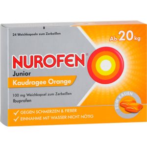 NUROFEN Junior Kaudragee Orange 100 mg