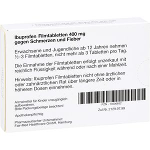 IBUPROFEN 400 mg Filmtabletten