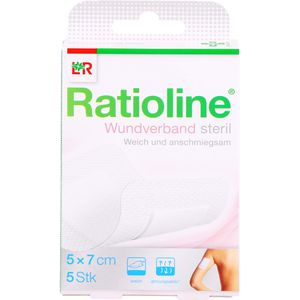     RATIOLINE Wundverband 7x5 cm steril
