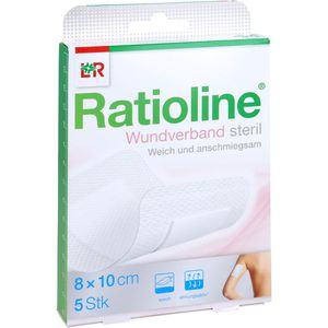 RATIOLINE Wundverband 10x8 cm steril