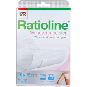 RATIOLINE Wundverband 15x10 cm steril